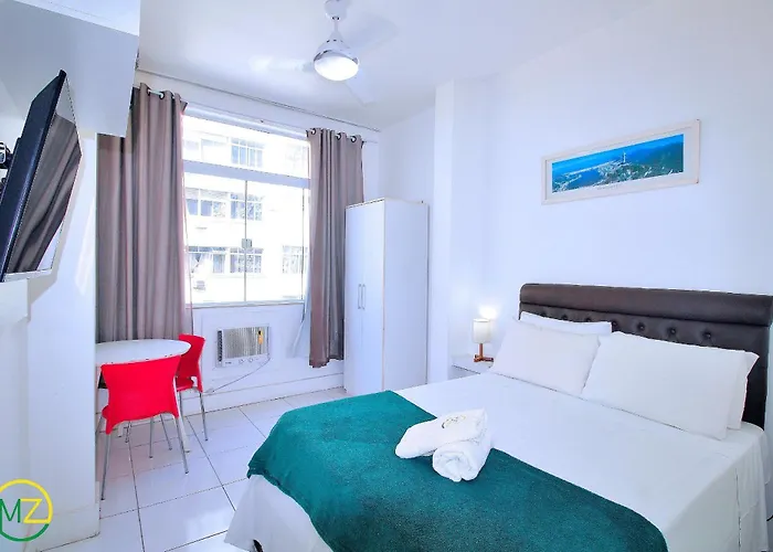 Studio Vista Mar Para 3 Pessoas Em Copacabana Rio de Janeiro